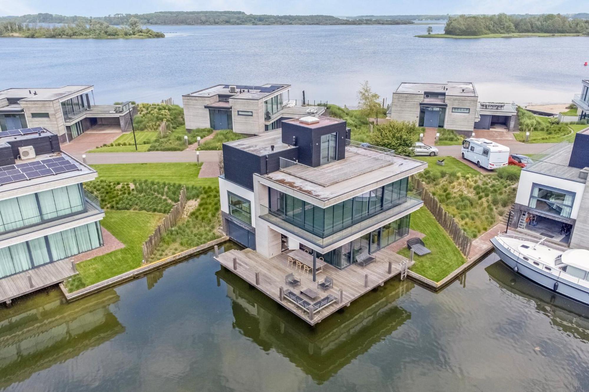 Lake House With Dock At Lake Veere, Zeeland Arnemuiden Exteriér fotografie